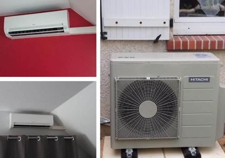 Installation du pac air/air HITACHI